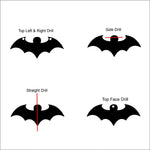 Load image into Gallery viewer, 2,3,4,5 Pcs Natural Smokey Quartz Hand Carved Bat Shape, Bat Shape Gemstone For Jewellery, Bat Shape Gemstone, 20X10 mm