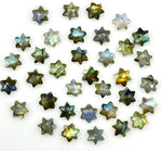 Load image into Gallery viewer, Flashy Labradorite Little Stars, Natural Labradorite Star Shape Beads, 6 MM Star Shape Gemstone for Jewlery, 6 Sides Carving Star Beads