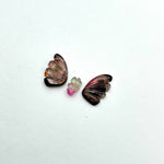 Load image into Gallery viewer, natural tourmaline Butterfly Shape Carving, Hand carved tourmaline Butterfly loose carving, carved butterfly  jewelry Making 22x11mm.