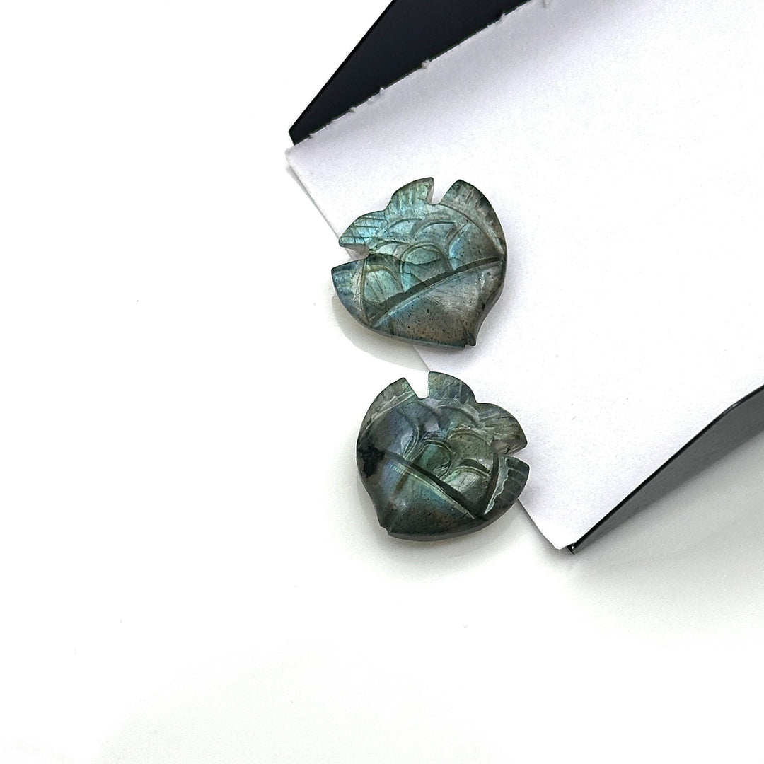 Flashy Labradorite Fish Shape Beads, AAA Labradorite Fish Hand Carved Beads, Marine Fishes, Deep Sea Gemstone Fishes 16X17 MM, Fish Pendant