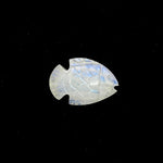 Load image into Gallery viewer, Carved Rainbow Moonstone Fish Beads: Handmade Gemstone Craft Supply