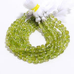Load image into Gallery viewer, Natural Peridot Tumble Shape Beads, Green Peridot Smooth Tumble Beads for Jewelry Making, 8" Inch Uneven Nuggets Beads, 7-8 MM