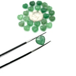 Load image into Gallery viewer, Green Strawberry Heart Shape Briolettes, AAA Green Strawberry Faceted Heart Shape Beads, Loose Gemstone, 8 MM Heart Charm Beads for Jewelry