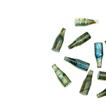 Load image into Gallery viewer, AAA+ Natural Labradorite Bottle Carving Beads, Vine Bottle Shape Carved Gemstone, Jewelry Making Charms, 7X21 MM Flashy Tiny Bottle Pendants