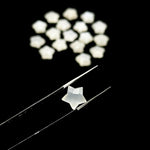 Load image into Gallery viewer, Faceted Moonstone Star Beads: Handmade Gemstone Charms (10mm)