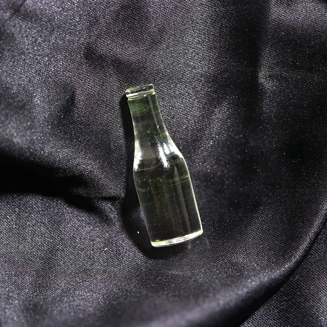 Clear Crystal Quartz Bottle Shape Gemstone, Gift for Healing and Wellness, Artisan Bottle, Crystal Quartz Decor Items, 30 MM Handmade Bottle
