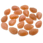Load image into Gallery viewer, Natural Peach Moonstone Leaf Shape Briolettes, AAA Hand Carved Leaf Shape Gemstone Beads, Moonstone Leaf Beads, 14 MM Loose Leaf Charms
