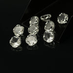 Load image into Gallery viewer, AAA Crystal Quartz Flower Shape Faceted Gemstone, Flower Shape Carving Cut Stones For Jewelry Making, 10 MM Clear Visible Crystal Beads