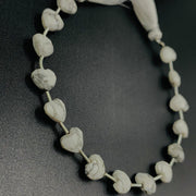 5,6,7,8,9,10 Pcs 100% Natural Howlite Heart Shape Faceted Briolettes, Heart Shape Faceted Gemstone, loose Gemstone  For Jewellery 8 mm