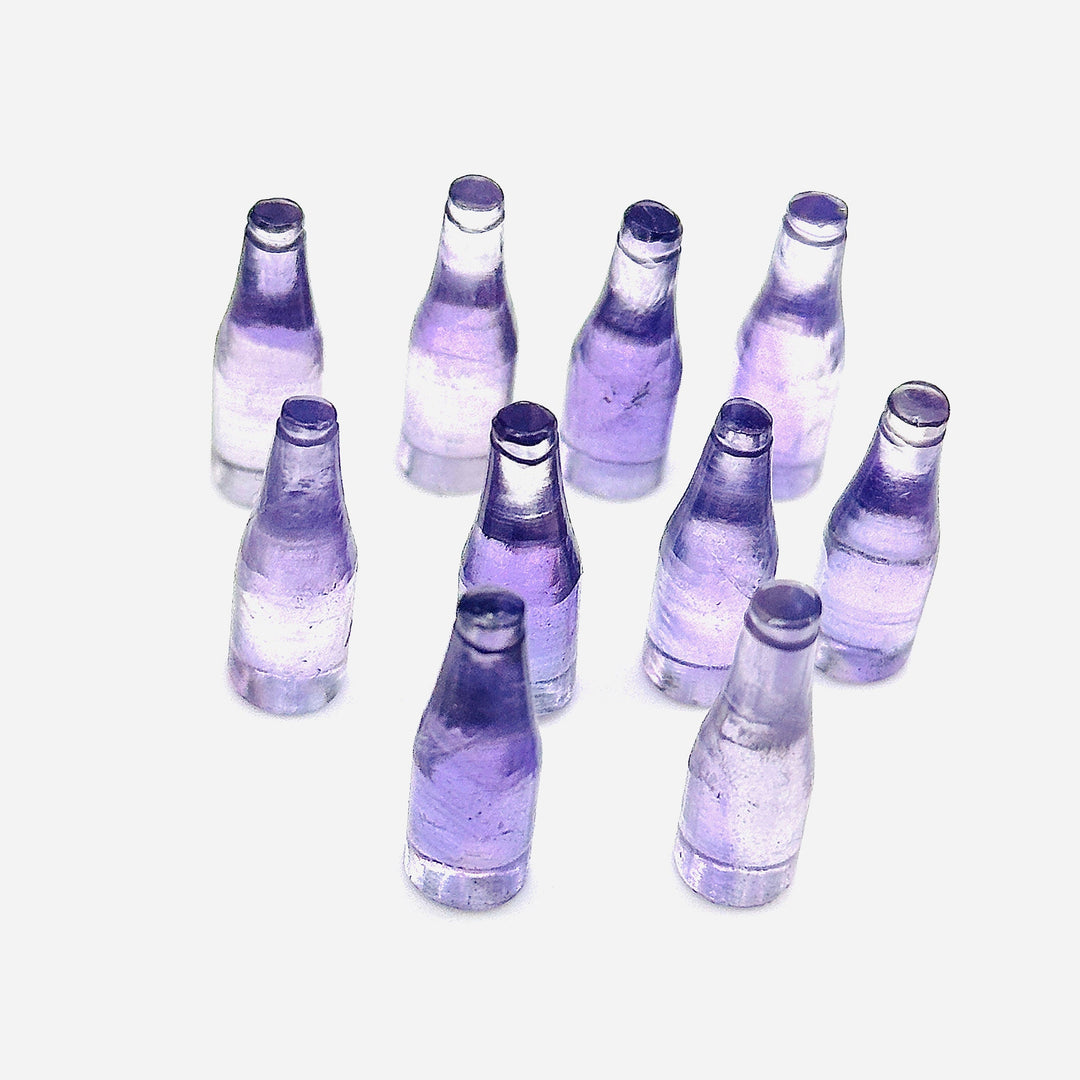 Miniature Natural Pink Amethyst Bottle Carving Beads, Bottle Shape Carved Gemstone, Jewelry Making Charms, 7X21 MM Pink Amethyst Tiny Bottle
