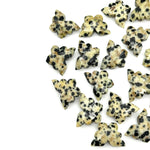Load image into Gallery viewer, Natural Dalmation Jasper Butterfly Beads, Carved Gemstone Beads, Faceted Gemstone Carving Beads, Jewelry Making Wholesale Beads 14x10 MM
