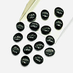 Load image into Gallery viewer, Natural Black Onyx Scarab Shape Gemstone Beads, Black Onyx Beetle Face Carving Beads, Animal Carvings Gemstone Charm Beads, 10X12 MM