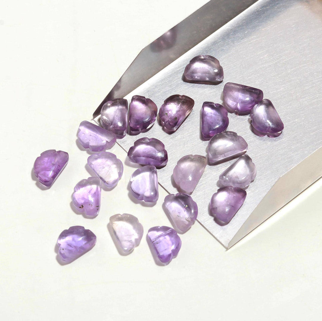 AAA Pink Amethyst Clouds Shape Beads, Natural Amethyst Smooth Cloud Shape Stones, Carved Amethyst Cloud Charms, 12 MM, Loose Briolettes