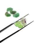 Load image into Gallery viewer, Green Fluorite Butterfly Carving: Gemstone Jewelry Charm (18MM