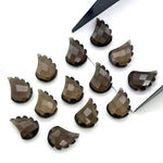 Load image into Gallery viewer, AAA Smoky Quartz Leaf Shape Beads, Brown Quartz Leaf Shape Briolette's, Faceted Fancy Carvings for Jewelry, 11X15 MM, Wholesale Gemstones