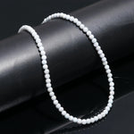 Load image into Gallery viewer, Pretty Moonstone Necklace, Coated Moonstone Round Beads Necklace, 5 MM Smooth Moonstone Necklace For Women's, Bridesmaid Gifts