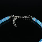 Load image into Gallery viewer, Blue Lavender Ethiopian Opal Bracelet: Faceted Rondelle Welo Opal Beads (4-4.5 MM)