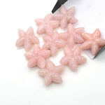 Load image into Gallery viewer, AAA Pink Opal Star Fish Shape Beads, Carved Pink Opal Star Fish Shape Gemstones, Star Fish Carvings, Rare Findings, 20 MM, Marine Sea Fishes