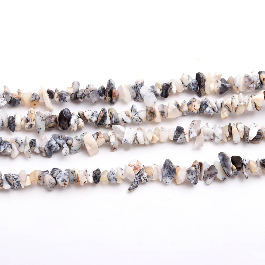 White Howlite Uncut Beads Strand, Howlite Chips Beads for Jewelry Making, 16" Inch Gemstone Uncut Chip Beads, Freeform Uncuts