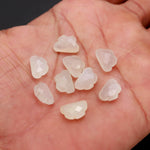 Load image into Gallery viewer, Natural White Moonstone Clouds Shape Beads, AAA Moonstone Faceted Cloud Shape Beads, Carved Cloud Charms, 12 MM, Loose Carved Briolettes