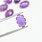 Load image into Gallery viewer, AAA Purple Amethyst Clouds Shape Beads, Natural Amethyst Smooth Cloud Shape Stones, Carved Amethyst Cloud Charms, 12 MM, Loose Briolettes