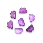 Load image into Gallery viewer, Carved Amethyst Clouds Shape Beads, Natural Amethyst Faceted Cloud Beads, Purple Amethyst Cloud Charms, 12 MM, Loose Carved Briolettes