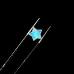 Load image into Gallery viewer, Rainbow Moonstone Star Beads: Faceted Briolette Charms, 12mm