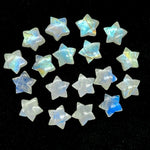 Load image into Gallery viewer, Rainbow Moonstone Star Beads: AAA Briolette Charms, 10mm