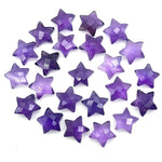 Load image into Gallery viewer, Purple Amethyst Carved Star Shape Briolettes, Natural Amethyst Faceted Star Shape Beads, Wholesale Beads for Jewelry, 12 MM, AAA Amethyst