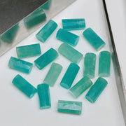 2,3,4,5 pcs AAA Quality 100% Natural Amanzonite Faceted Pipe Shape Loose Gemstone, Loose Gemstone, Gemstone For Jewlery 10X6 mm