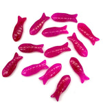Load image into Gallery viewer, Dazzling Hot Pink Chalcedony Fish Carving Beads, Handmade Fish Shape Carved Gemstone, Jewelry Making Gemstones, 30X10 MM Loose Gemstone Fish