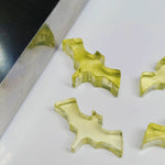 Load image into Gallery viewer, 2,3,4,5 Pcs Natural Lemon Quartz Hand Carved Bat Shape, Bat Shape Gemstone For Jewellery, Bat Shape Gemstone, 20X10 mm