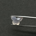 Load image into Gallery viewer, Natural Pink Chalcedony Hand Carved Butterfly , Pink Chalcedony Faceted Butterfly Briolette's, Chalcedony Loose Gemstone Charms Beads 14mm