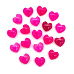 Load image into Gallery viewer, Dazzling Hot Pink Chalcedony Heart Beads, Pink Chalcedony Smooth Heart Shape Beads, Loose Gemstones, 10 MM Heart Charms for Jewelry Making