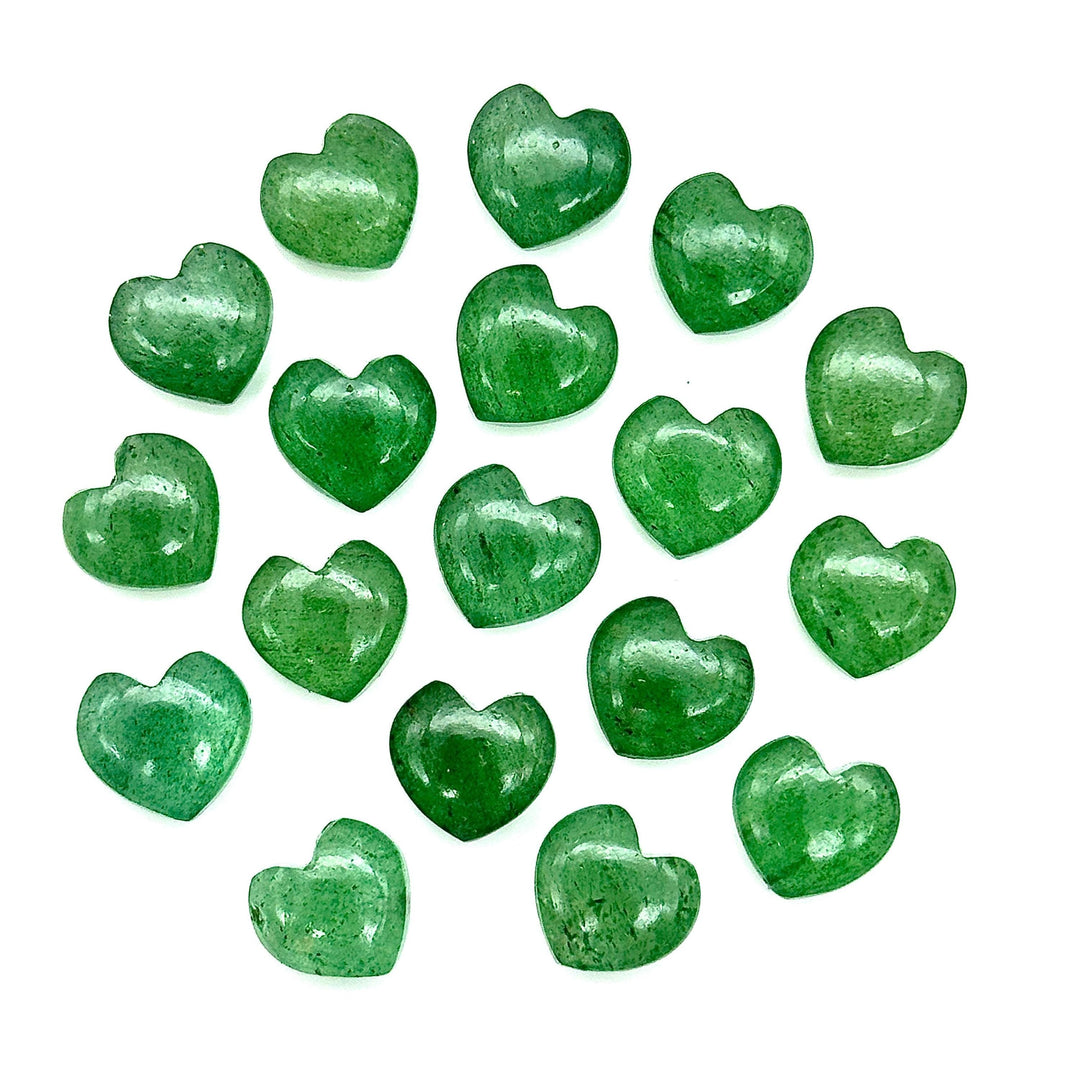 AAA Green Strawberry Quartz Heart Shape Briolette's, Smooth Heart Shape Beads, AAA Hand Carved Charm for Jewelry Making 12 MM
