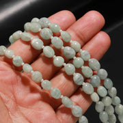 Natural Aquamarine Plain Tumble Shape Beads, 8 MM Aquamarine Nuggets Shape Beads, 8