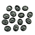 Load image into Gallery viewer, Black Onyx Evil Eye Beads, Natural Hand Carved Beads, Black Onyx Eye Shape Gemstone Beads, Evil Eye Protection Gemstone Beads, 10X12 MM