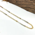 Load image into Gallery viewer, Multi Zircon Box Beads: 3mm Cube Gemstone Strand, 13 Inch