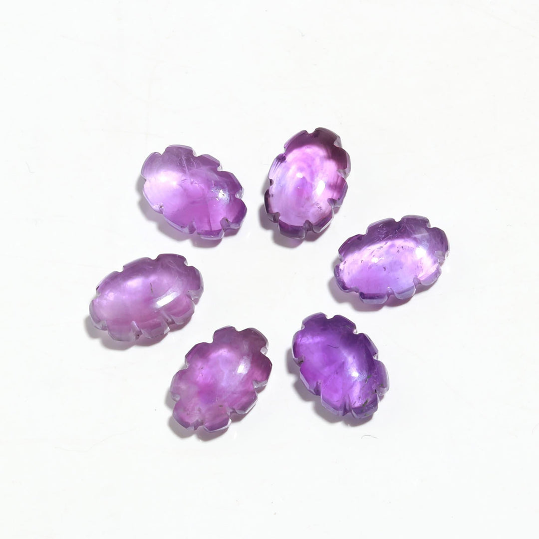 AAA Purple Amethyst Clouds Shape Beads, Natural Amethyst Smooth Cloud Shape Stones, Carved Amethyst Cloud Charms, 12 MM, Loose Briolettes