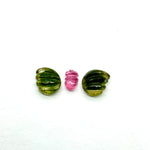 Load image into Gallery viewer, natural tourmaline Butterfly Shape Carving, Hand carved tourmaline Butterfly loose carving, carved butterfly for jewelry Making 19x7mm.
