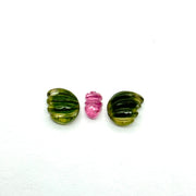 natural tourmaline Butterfly Shape Carving, Hand carved tourmaline Butterfly loose carving, carved butterfly for jewelry Making 19x7mm.