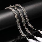 Doated Quartz Heart Shape Briolettes, Natural AAA Doated Quartz Heart Shape Beads, 6