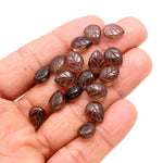 Load image into Gallery viewer, Natural Smokey Quartz Leaf Shape Briolette's, Brown Quartz Leaf Shape Beads, Wholesale Loose Leaves Charms for Jewelry Making, 10 MM