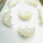 Load image into Gallery viewer, 2,3,4,5,6 Pcs Natural  moonstone faceted eagle Shape gemstone, Faceted Hand Carved eagle gemstone, fancy Shape Gemstone,16X10 mm