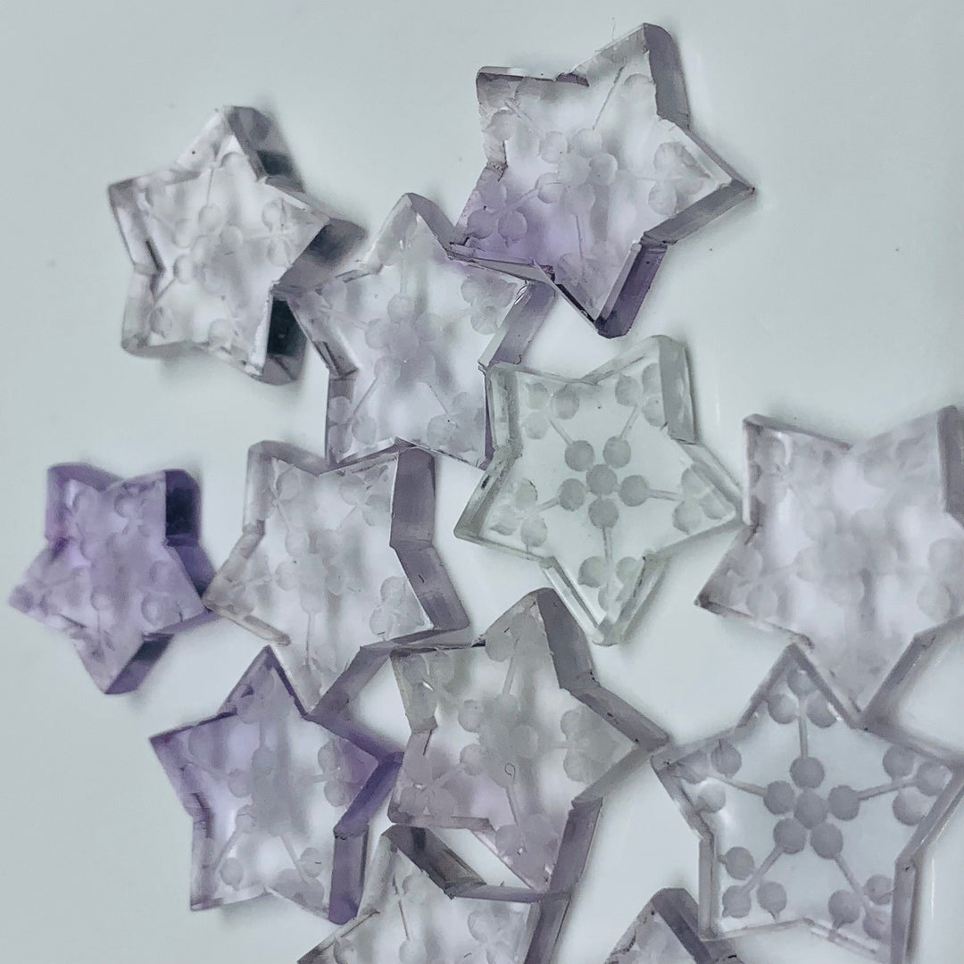Natural Pink Amethyst Star Shape Briolettes, Intaglio Carved Star Shape Gemstone for Jewlery, Handmade Incarving Star Loose Stones, 13 MM