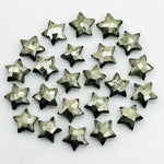 Load image into Gallery viewer, Natural Pyrite Star Shape Briolettes, AAA Pyrite Faceted Star Beads, Wholesale Loose Beads for Jewelry, 12 MM, Star Crystals Beads