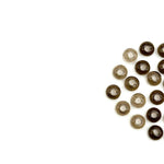 Load image into Gallery viewer, Cute Smokey Quartz Donut Shape Beads, Natural Smokey Quartz Donut Carving Stone, Loose Donut Shape Charm Beads, Energy Healing Stone 6 MM