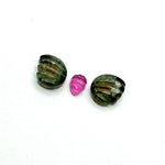 Load image into Gallery viewer, Natural tourmaline Butterfly Shape Carving, Hand carved tourmaline Butterfly loose carving, carved butterfly jewelry for Making 21x9mm.