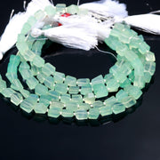 Aqua Chalcedony Nuggets Shape Beads, Aqua Blue Chalcedony Tumble Shape Gemstone Beads, 6X8-7-9MM, 8