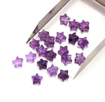 Load image into Gallery viewer, Raw Form Natural Amethyst Star Shape Beads, Amethyst Star Shape Gemstone For Jewlery, Loose Star Jewelry Beads 10 MM, Raw Stars Charm Beads
